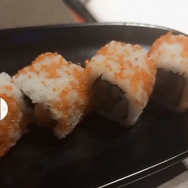 Salmon & Cucumber filling with Caviar