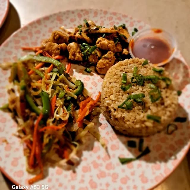 Chicken Teppanyaki with Garlic Rice