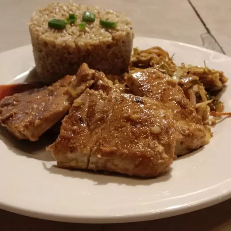 Yellowfin Tuna Teppanyaki with Rice