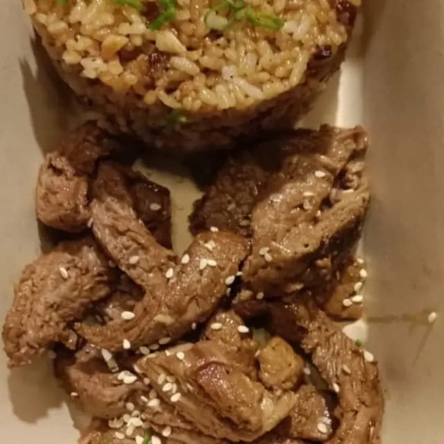 Beef Teriyaki with Garlic Rice